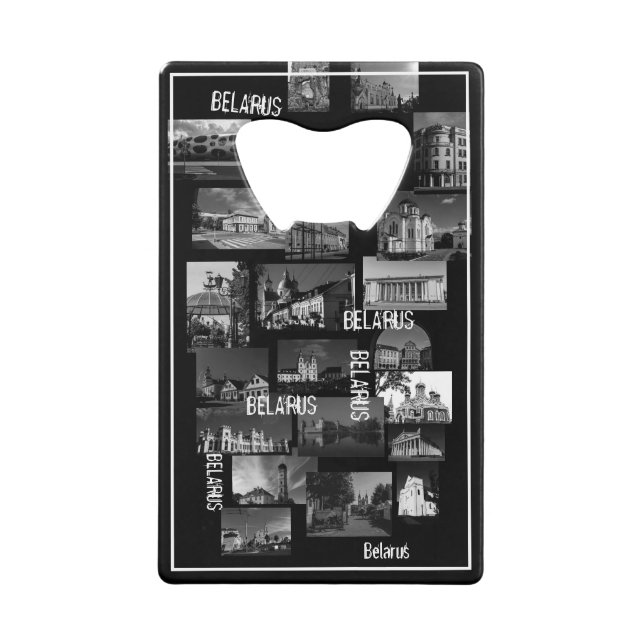 Belarus Architecture Cities Towns Bottle Opener (Front)
