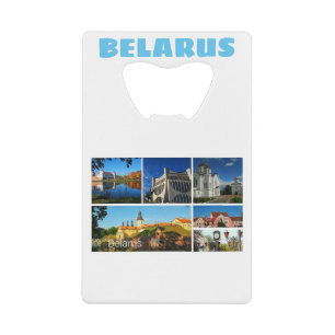 Belarus Architecture Collage Cities Bottle Opener