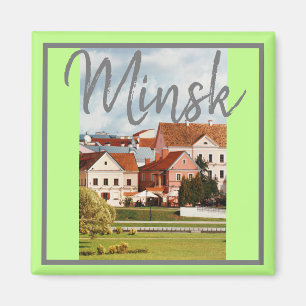 Belarus Architecture Minsk City View Magnet