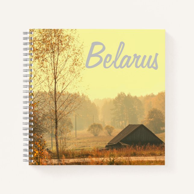 Belarus Architecture Rural Landscape Notebook (Front)