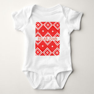 Belarus Belarusian Беларусь Folk Pattern Bodysuit