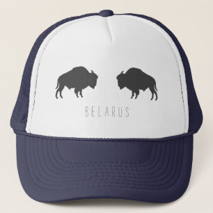 Belarus Belarusian Bison Зубр Беларусь Minimalism Trucker Hat