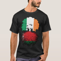 Belarus Belarusian Irish Ireland Tree Roots Flag