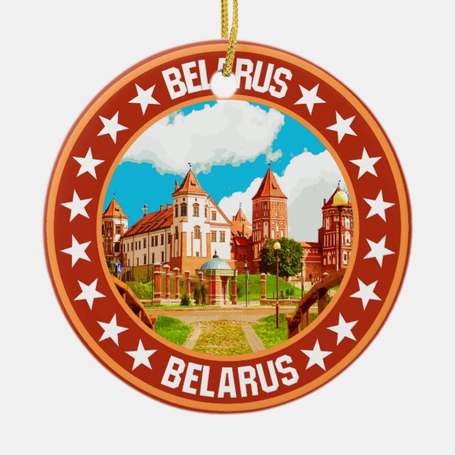 Belarus                                            ceramic ornament (Front)