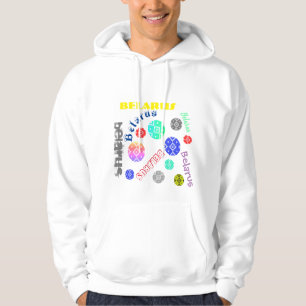 Belarus Colourful Folk Pattern Вышиванка Hoodie