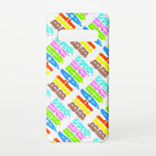 Belarus Colourful Letters Funky Samsung Galaxy Case