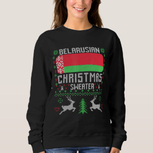 Belarus Flag Belarusian Christmas Sweater