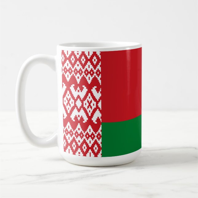Belarus flag coffee mug (Left)