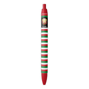 Belarus Flag Cute Patriotic Black Ink Pen