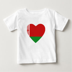 Belarus Flag Heart T-Shirt