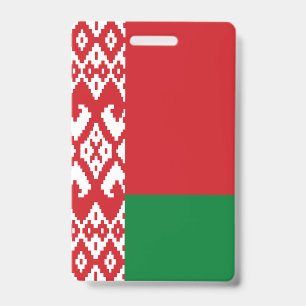 Belarus Flag ID Badge