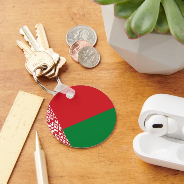 Belarus flag key ring (Desk)