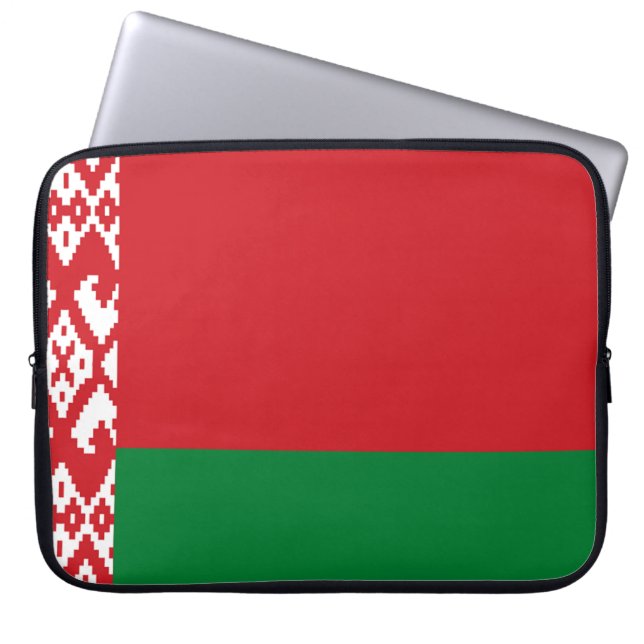 Belarus Flag Laptop Sleeve (Front)