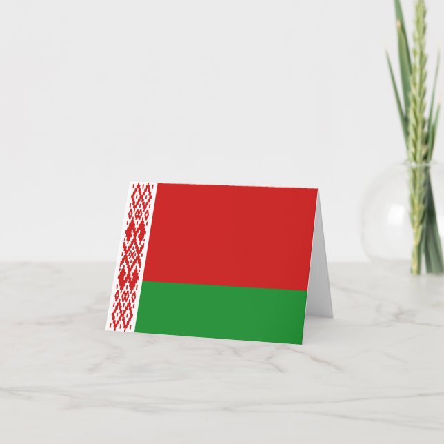Belarus Flag Notecard (Front)