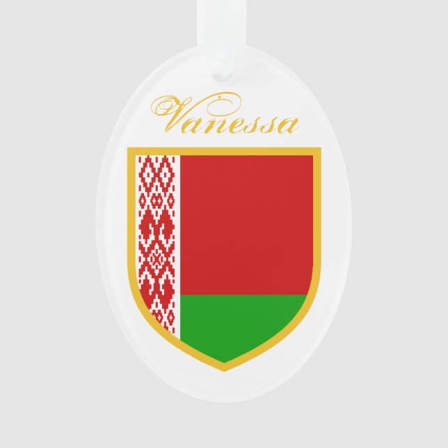 Belarus Flag Ornament (Front)