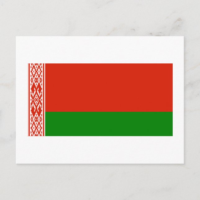 Belarus Flag Postcard (Front)