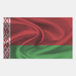 Belarus Flag Rectangular Sticker