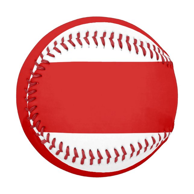 Belarus Flag (Red and White) Baseball (Front Left)