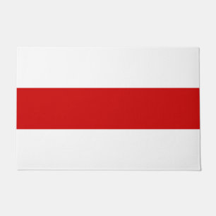 Belarus Flag (Red and White) Doormat