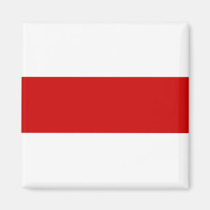 Belarus Flag (Red and White) Magnet