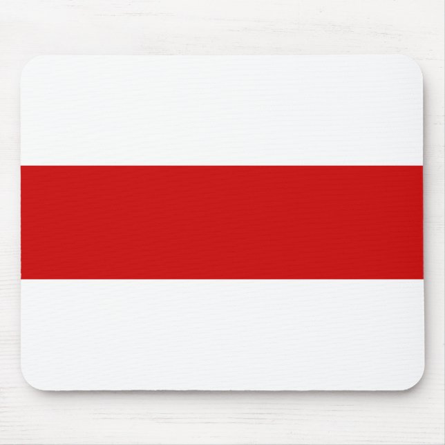 Belarus Flag (Red and White) Mouse Pad (Front)