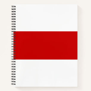 Belarus Flag (Red and White) Notebook