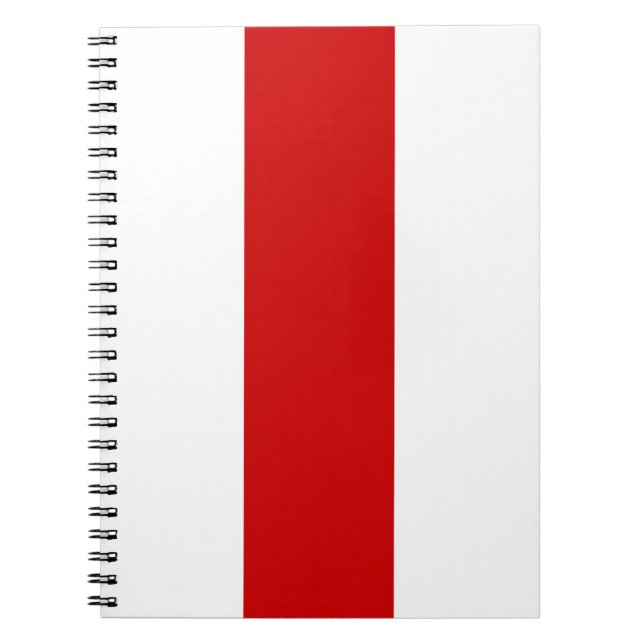 Belarus Flag (Red and White) Notebook (Front)