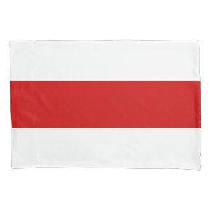 Belarus Flag (Red and White) Pillowcase