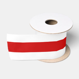 Belarus Flag (Red and White) Satin Ribbon