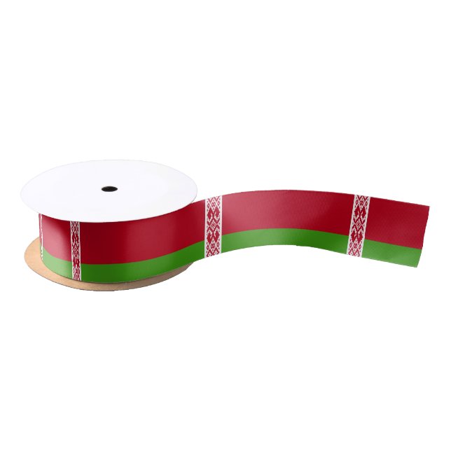 Belarus Flag Satin Ribbon (Spool)