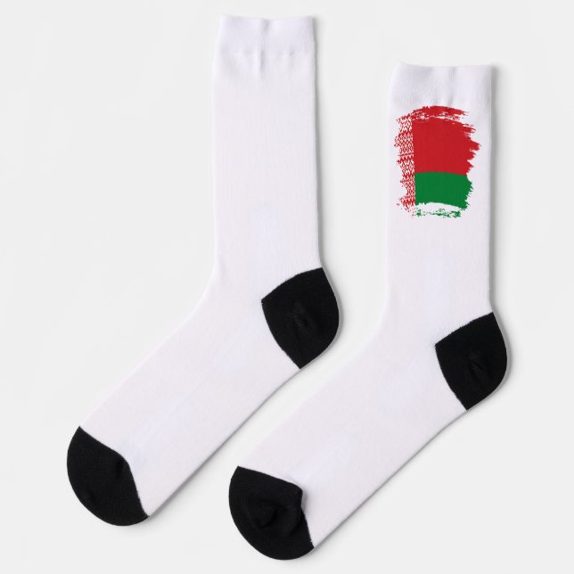 Belarus flag socks (Left)
