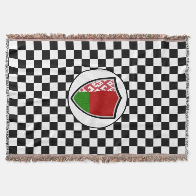 Belarus flag throw blanket (Front)