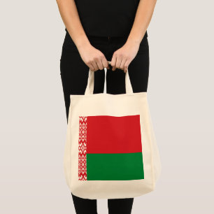 Belarus flag tote bag