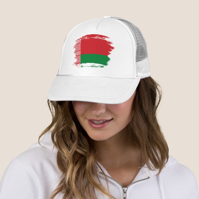 Belarus flag trucker hat (In Situ)