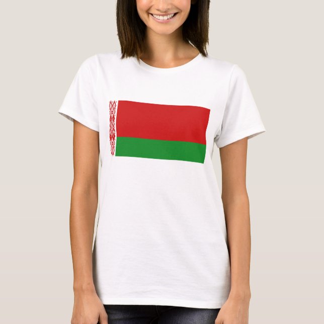 Belarus Flag x Map T-Shirt (Front)