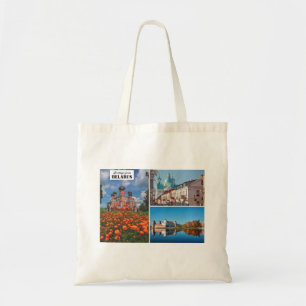 Belarus Greetings Nature Architecture Tote Bag