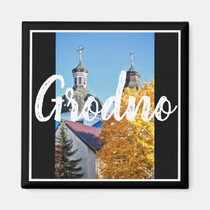 Belarus Grodno Architecture Landscape Magnet