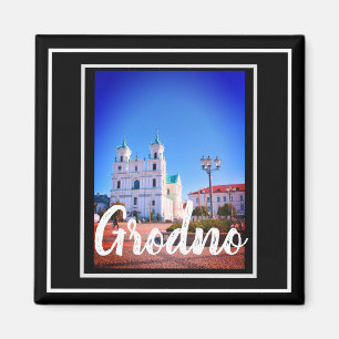 Belarus Grodno Architecture Landscape Magnet