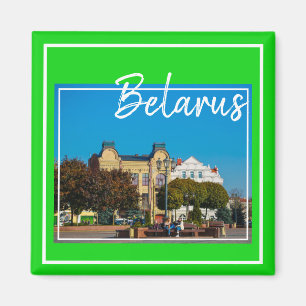 Belarus Grodno City View Architecture Magnet