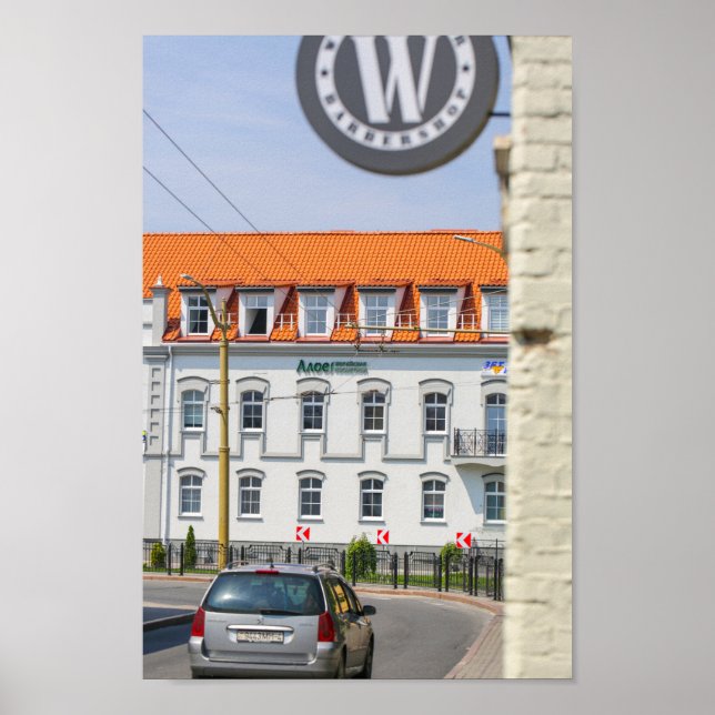Belarus Grodno Cityscape City Architecture Poster (Front)