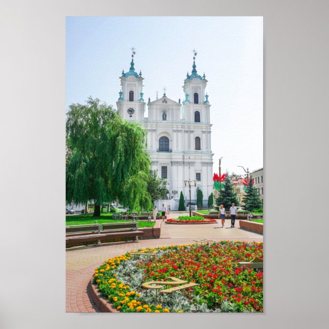 Belarus Grodno Cityscape City Architecture Poster (Front)