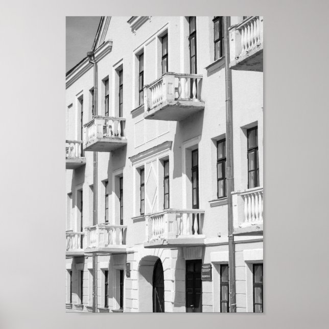 Belarus Grodno Cityscape City Architecture  Poster (Front)
