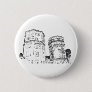Belarus Grodno Water Towers 6 Cm Round Badge