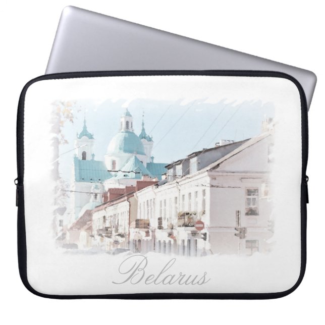 Belarus Hrodna Grodno Architecture Laptop Sleeve (Front)