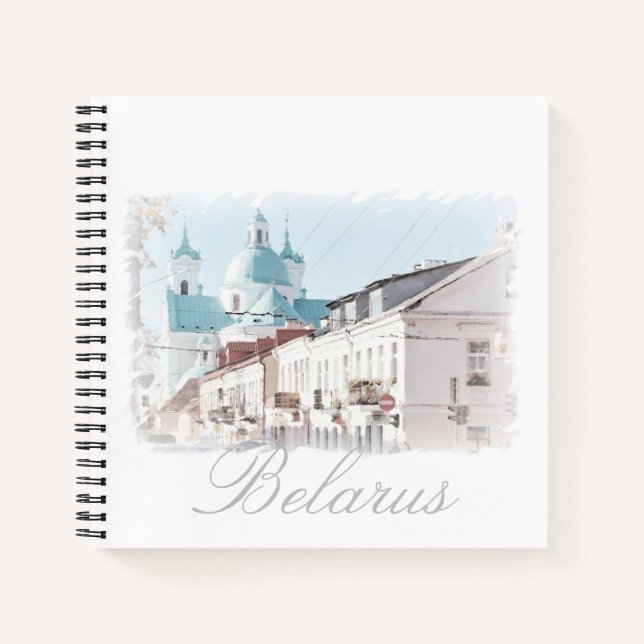 Belarus Hrodna Grodno Architecture Nature Notebook (Front)