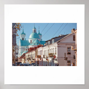Belarus Hrodna Grodno Architecture Poster