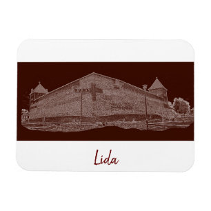 Belarus Lida Cityscape City Castle Architecture  Magnet