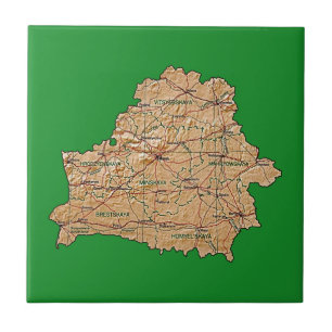 Belarus Map Tile