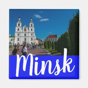 Belarus Minsk Минск Architecture Cityscape Magnet