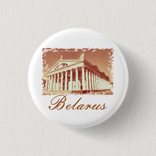 Belarus Minsk Architecture Button Pin